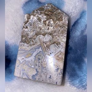 White Mexican Agate Tower